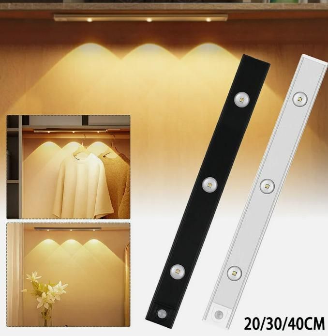 Motion Sensor LED Cabinet Light – USB Rechargeable & Wireless